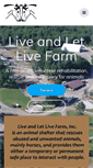 Mobile Screenshot of liveandletlivefarm.org